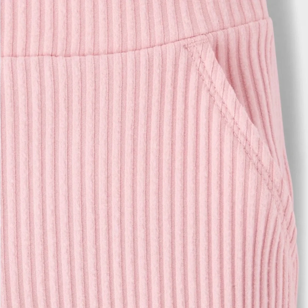 The Children's Place Pink Plush Ribbed Pants